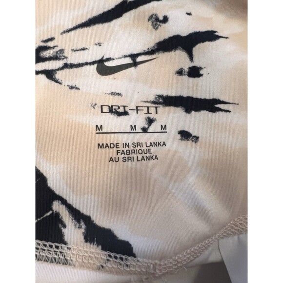 Nike One Luxe Resort Womens Sz Med Mid-Rise 7/8 Leggings Pearl White - Picture 3 of 9